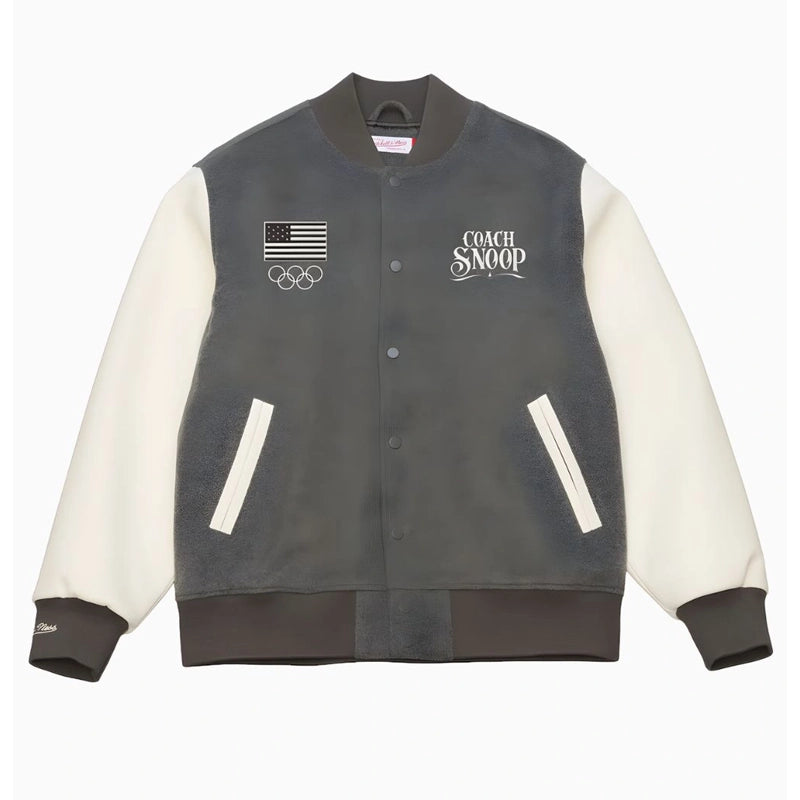 Team USA Mitchell & Ness Coach Snoop Varsity Jacket