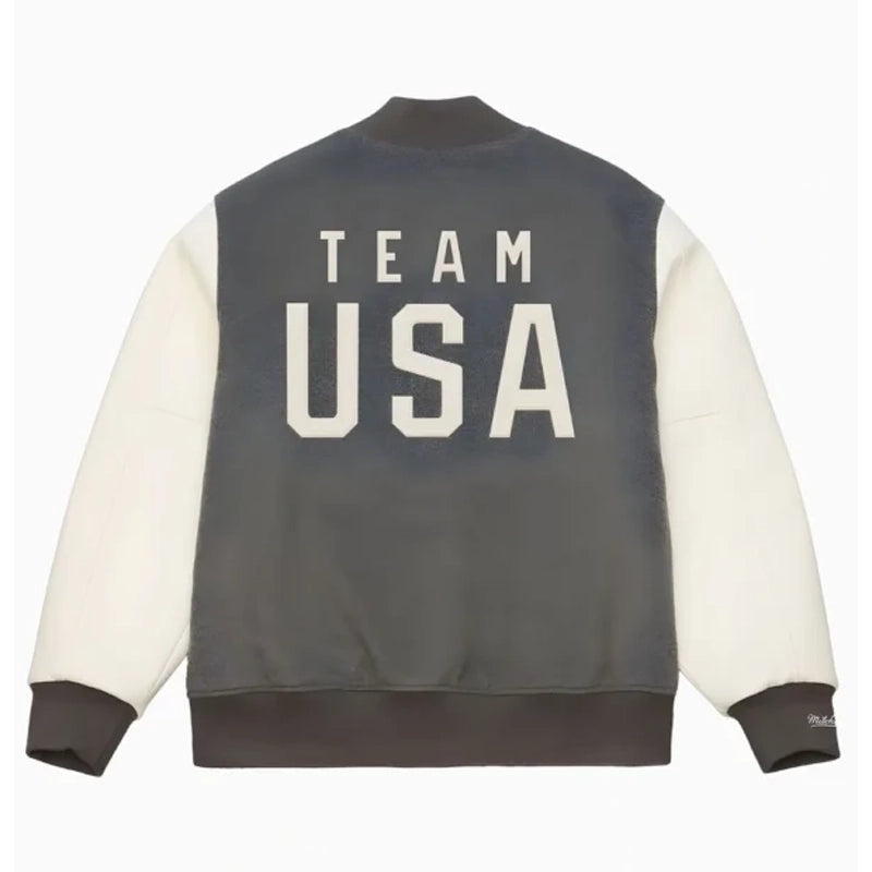 Team USA Mitchell & Ness Coach Snoop Varsity Jacket