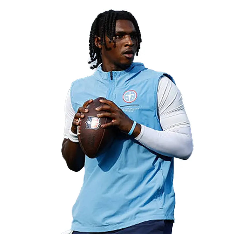 Cameron Ward Preseason 2026 Titans Sleeveless Anorak Jacket