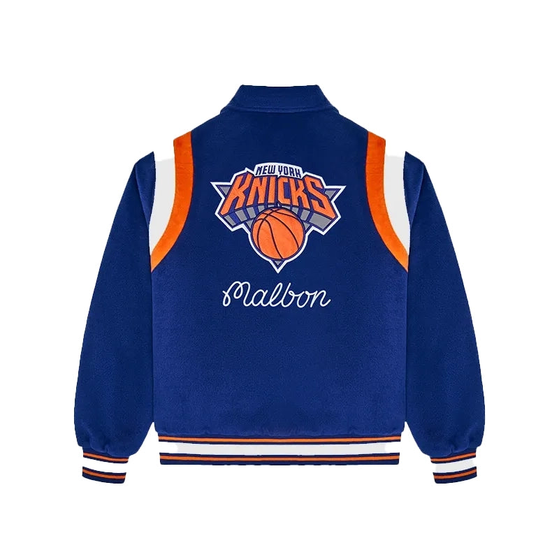 Malbon x Knicks The Garden Varsity Jacket