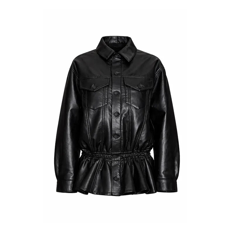 Charli XCX Black Leather Jacket