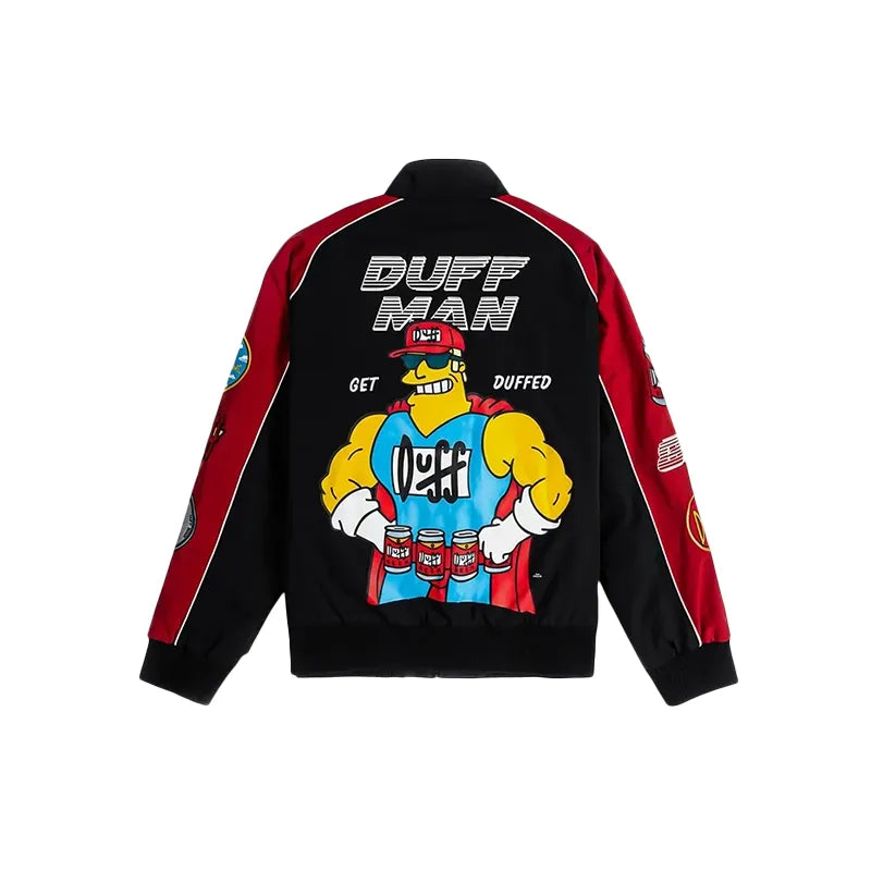 The Simpsons x Shoe Palace Duff Man Racing Jacket