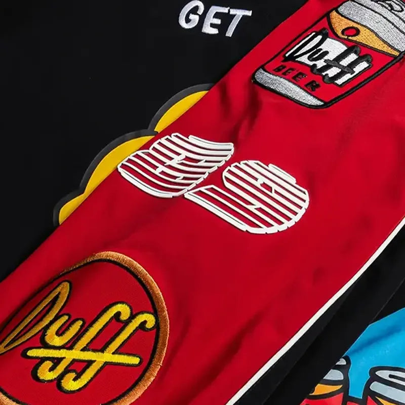 The Simpsons x Shoe Palace Duff Man Racing Jacket