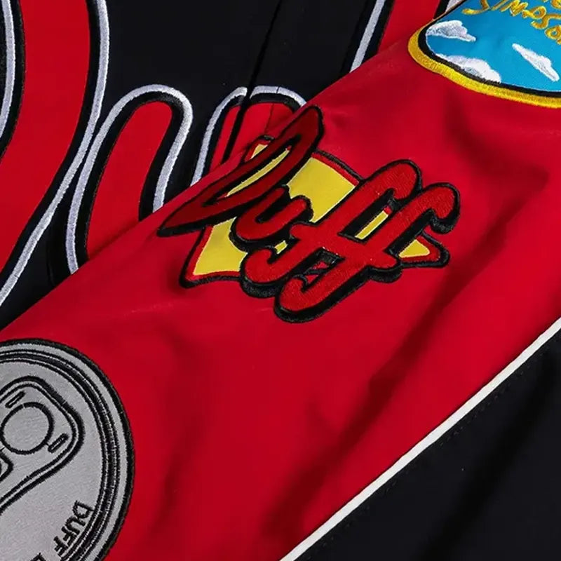 The Simpsons x Shoe Palace Duff Man Racing Jacket