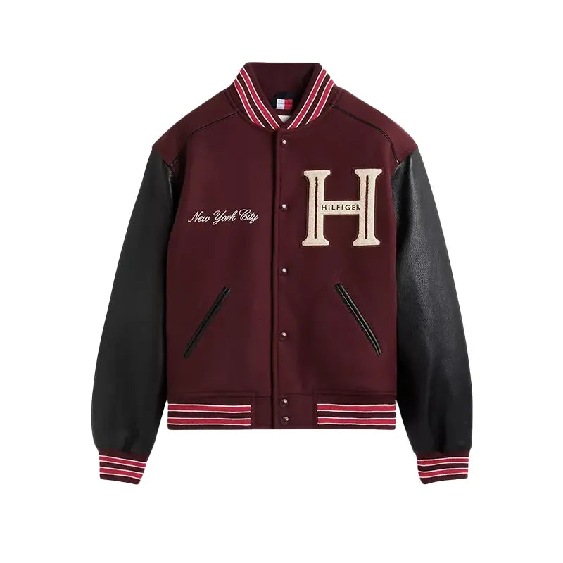 Tommy Hilfiger Mixed-Media Varsity Jacket