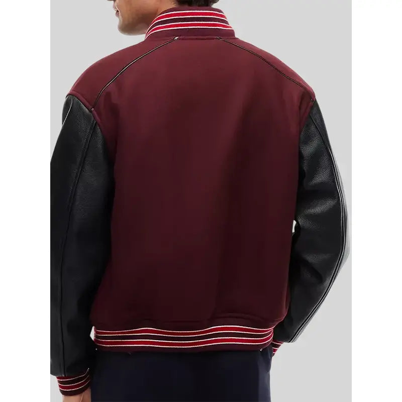 Tommy Hilfiger Mixed-Media Varsity Jacket