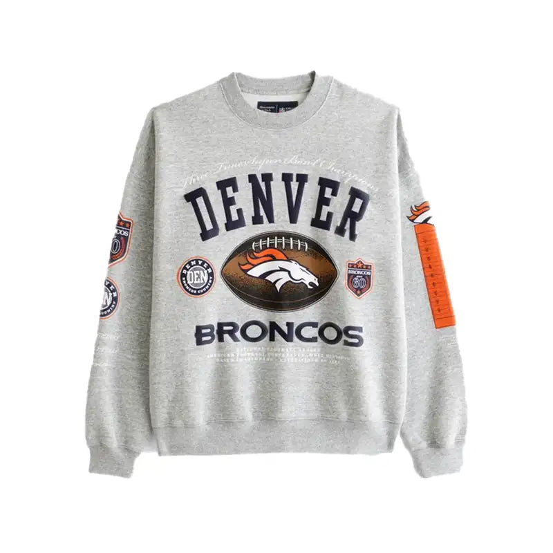 Abercrombie 2026 Denver Broncos Crew Sweatshirt