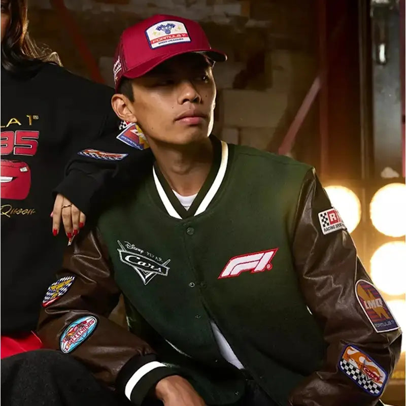 Disney x Formula 1 Lightning McQueen Varsity Jacket