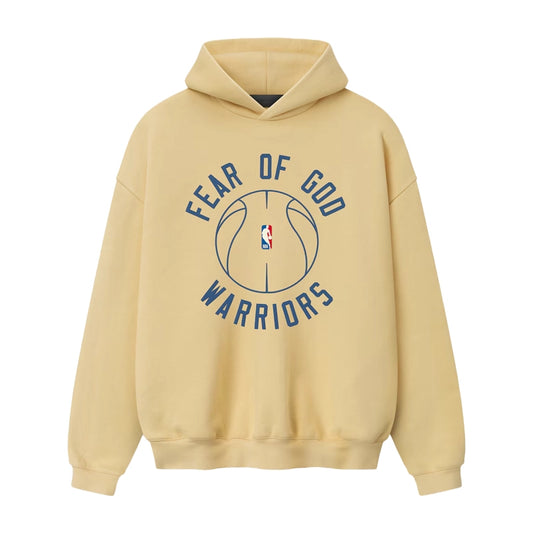 Golden State Warriors Fear of God x Barkley L. Hendricks Gold 90’s Hoodie