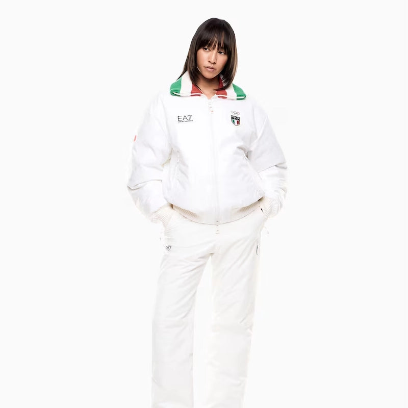 Winter Olympics 2026 Team Italy EA7 Emporio Armani Bomber Jacket