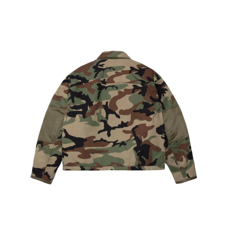 Stussy Utility Work Jacket Woodland Camo