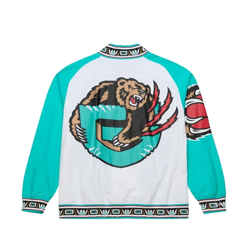 Vancouver Grizzlies White 1995 Warm Up Jacket