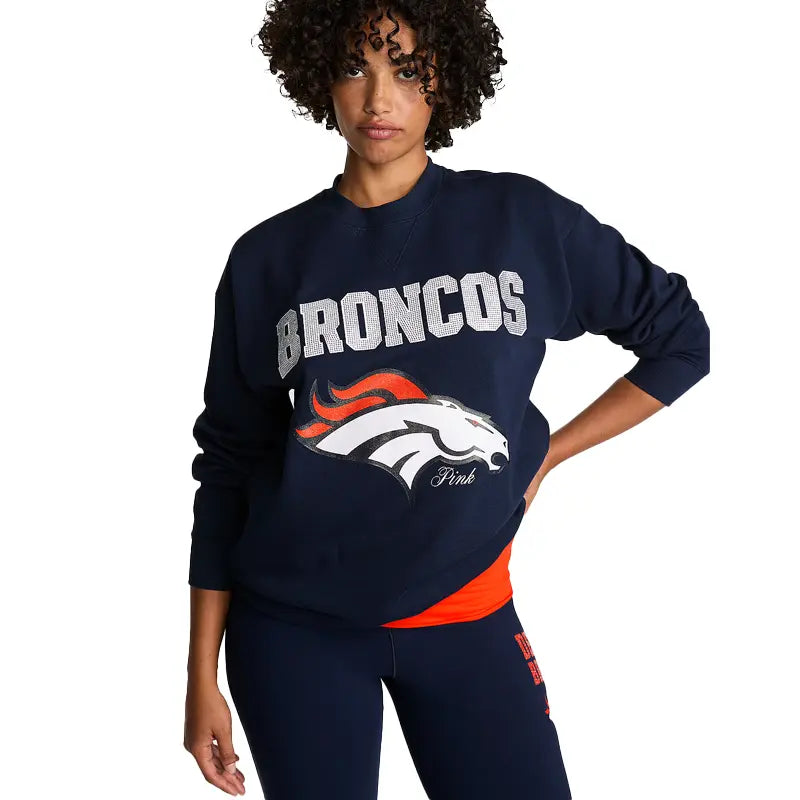 Victoria Denver Broncos Campus Campus Sweatshirt