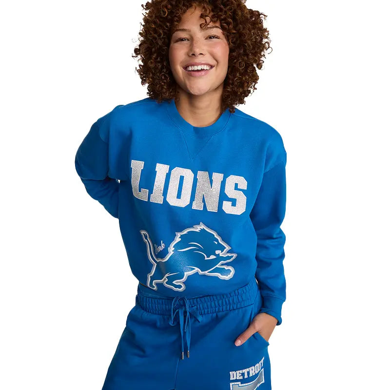 Victoria Detroit Lions Campus Sweatshirt