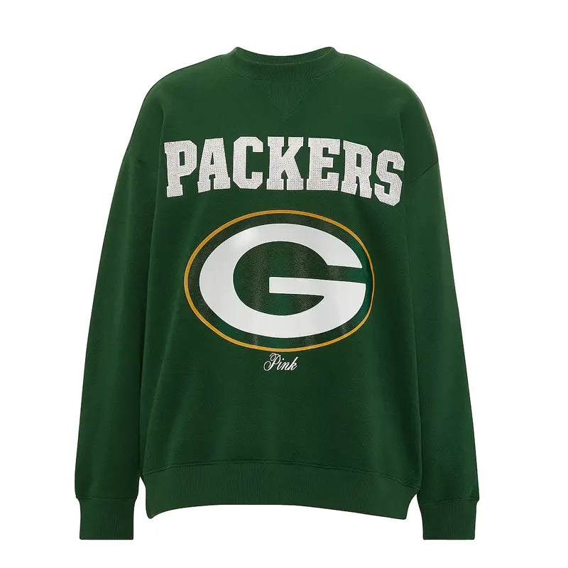 Victoria Green Bay Packers Campus Sweatshirt