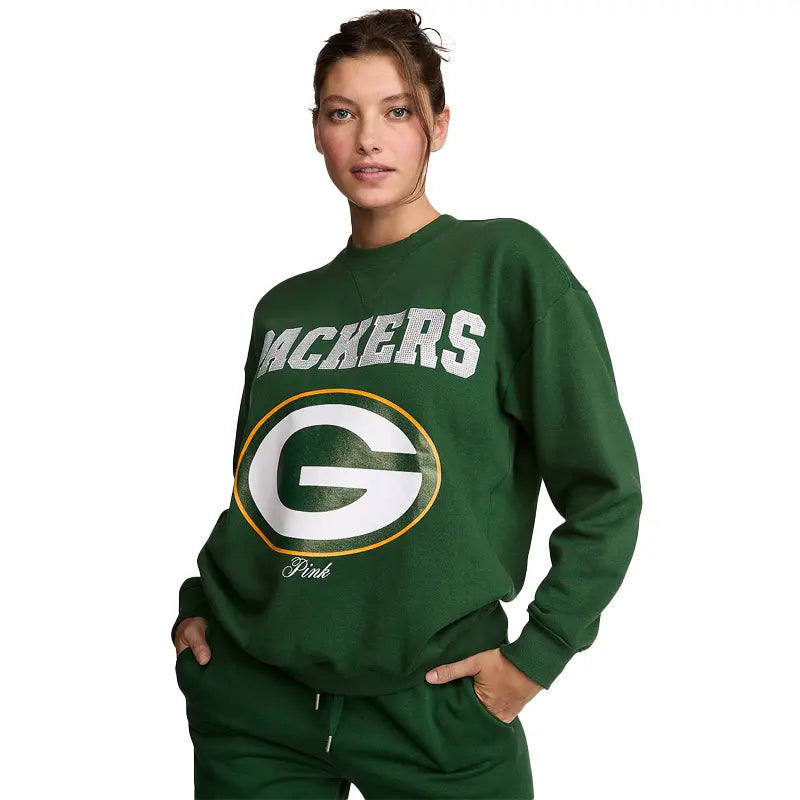 Victoria Green Bay Packers Campus Sweatshirt