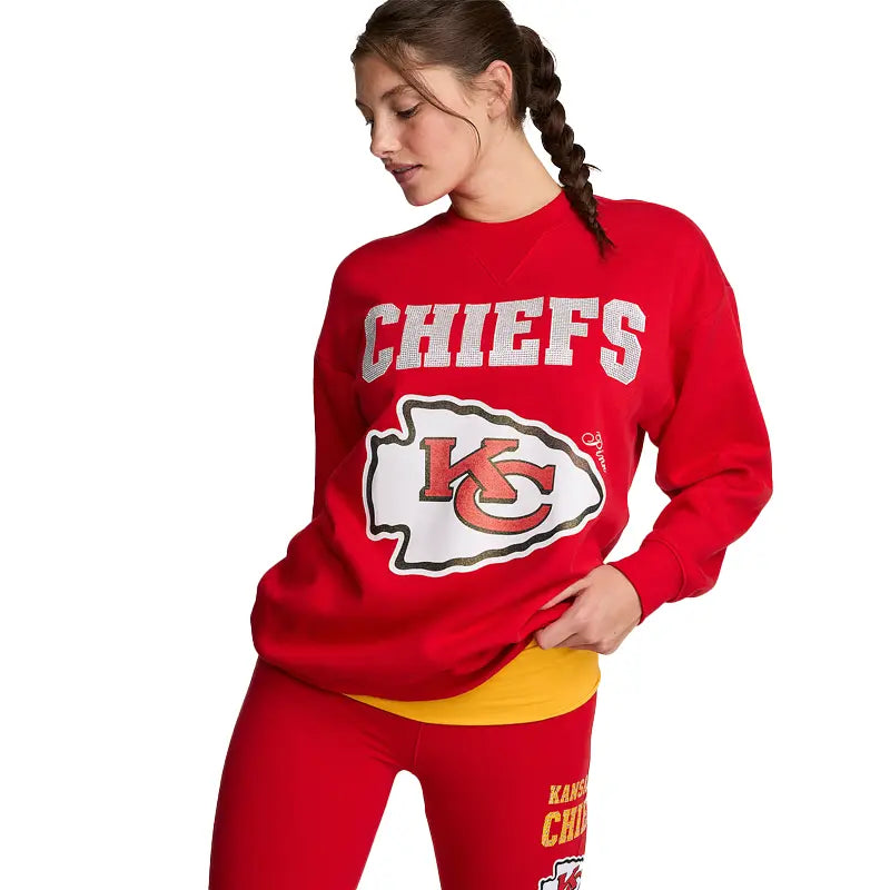 Victoria Kansas City Chiefs Campus Sweatshirt