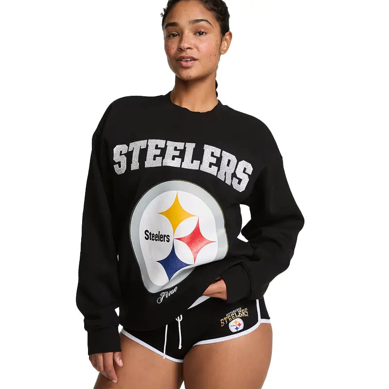 Victoria Pittsburgh Steelers Campus Sweatshirt