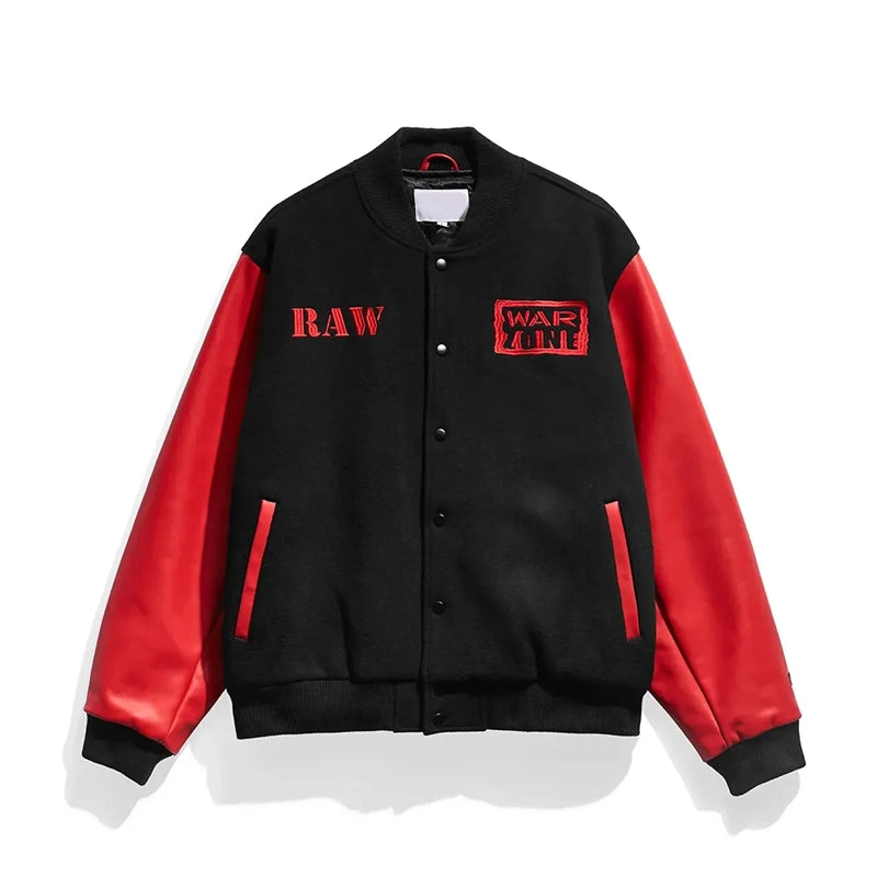 Raw Is War Varsity Jacket