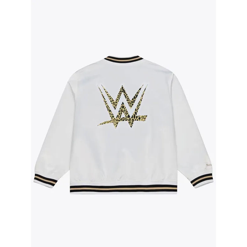 WWE WrestleMania 42 White Satin Jacket