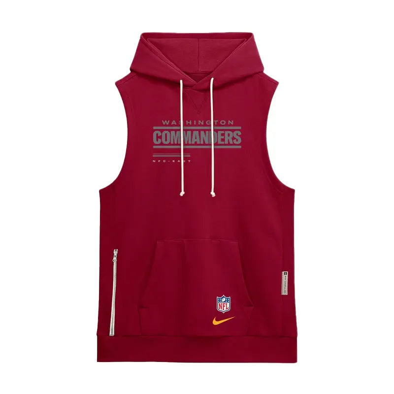 Washington Commanders 2026 Sideline Sleeveless Hoodie