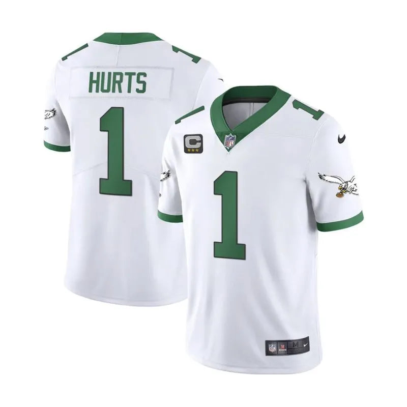 White Kelly Green Eagles Jersey