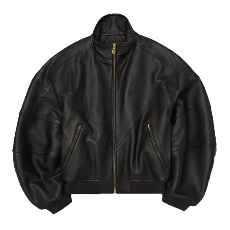 Willy Chavarria Ruff Rider Leather Jacket