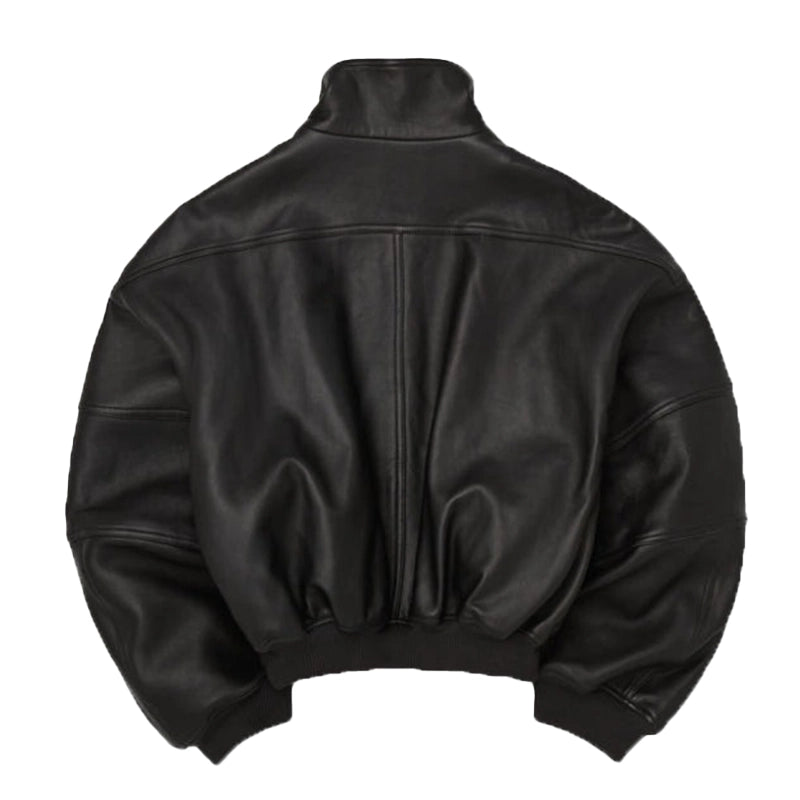 Willy Chavarria Ruff Rider Leather Jacket