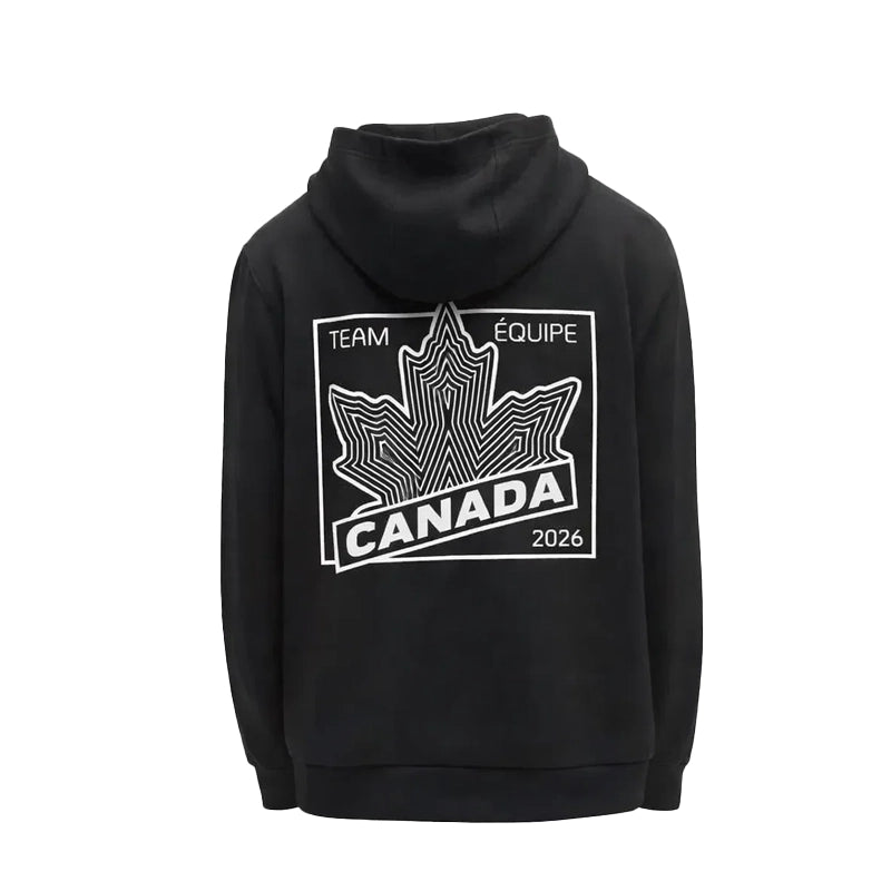 Winter Olympics 2026 Lululemon Team Canada Black Hoodie