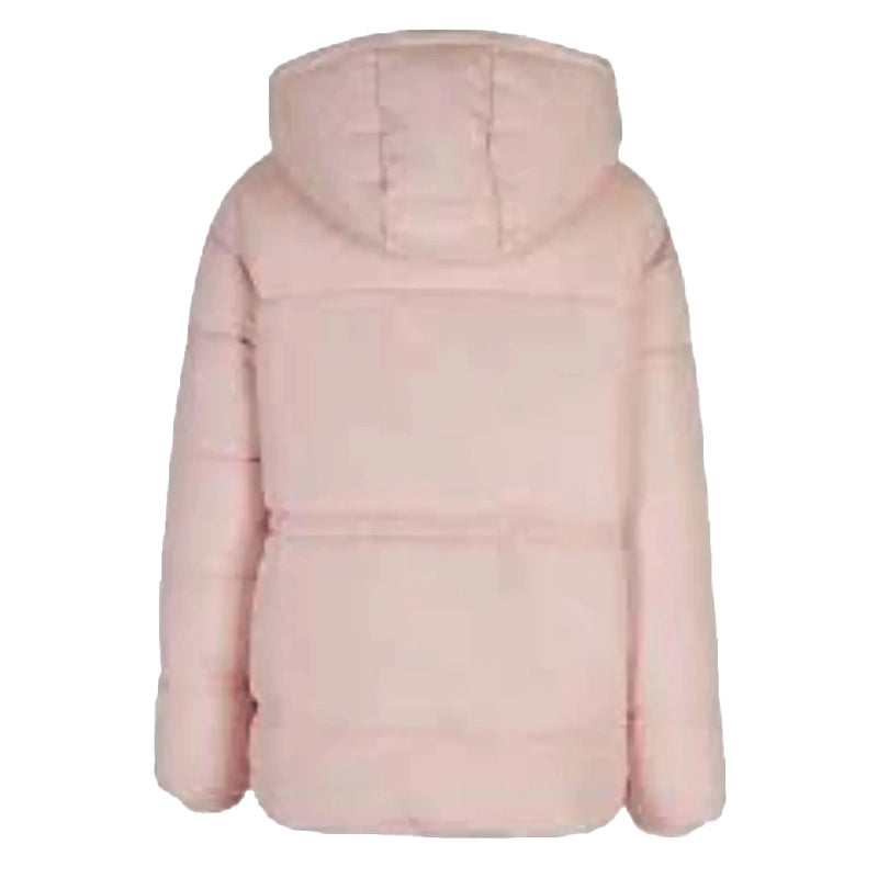 Women Hollister Pink Puffer Jacket