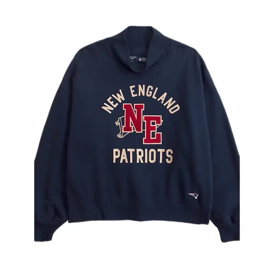 Abercrombie Patriots Mock Neck Sweatshirt