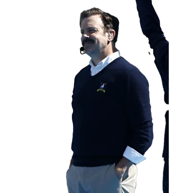 FIFA World Cup Halftime Show Jason Sudeikis Ted Lasso Sweater