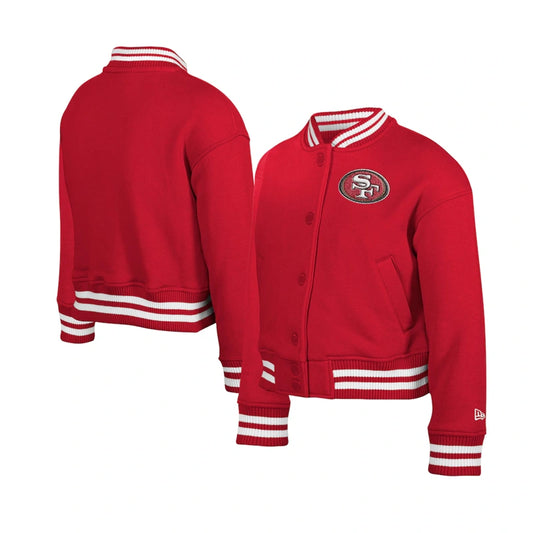 Youth New Era San Francisco 49ers Chenille Applique Jacket
